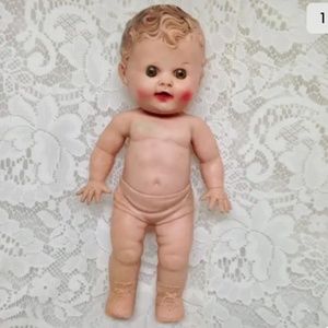 Vintage, 1940s Tod-L-Tim Sun Rubber Doll